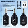 INGPARTNER Wireless Guitar System UHF 2 Modes, Rechargeable Li-Battery, 100ft