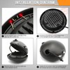 7 Inch Headlight Housing Bracket+Headlight Cover Universal Headlamp Shell 35mm