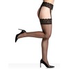 Berkshire Women's Lace Garter with Stockings 4909, Black, AB