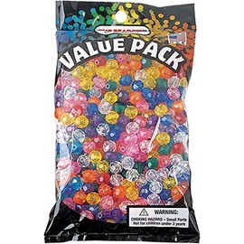 The Beadery 8mm Faceted Bead, 900-Piece, Multi, Small