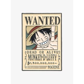 viz media One Piece Monkey D. Luffy Wanted Poster Enamel Pin