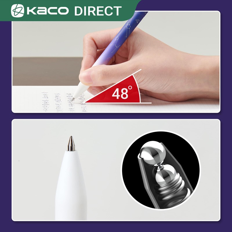 Kaco FIRST Gel Ink Pens, Pack of 2 Pieces Cute
