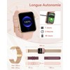 Smart Watch with Bluetooth Call,Women SmartWatch with 3 Bracelets,Waterproof Running