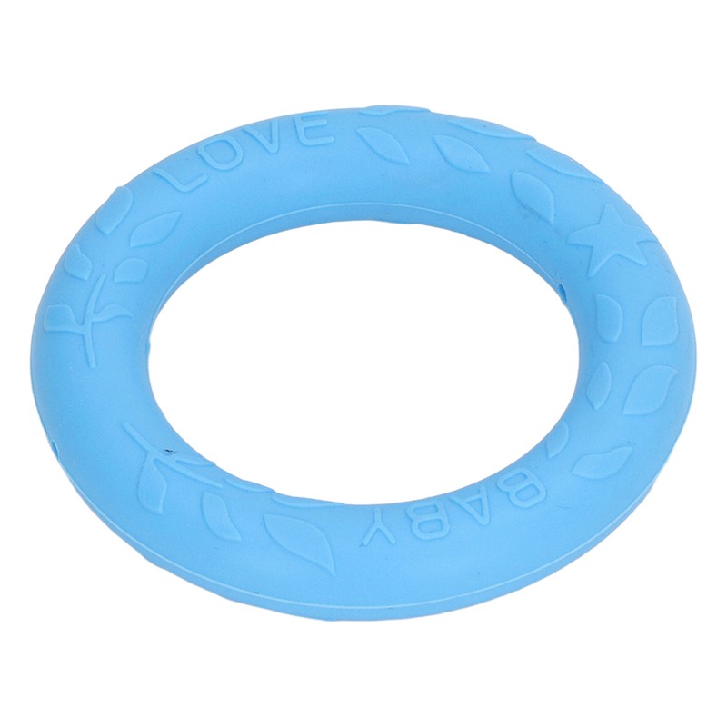 5pcs Baby Soft Silicone Teething Ring Toy Infant Safe Elastic