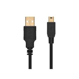 Canon Powershot A550 Digital Camera USB Cable 3' USB 2.0 A to Mini B - (5 Pin) - Replacement by General Brand