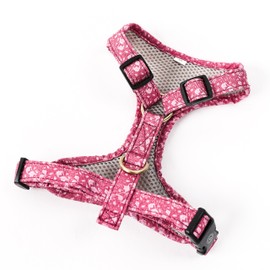 Angie and Allie Organic Cotton Dog Harness,No Pull Pet Harness with Leash D-Ring,Adjustable Soft Padded Dog Vest,Comfortable,Sustainable,Breathable and Stylish for Your Canine Companion