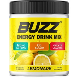 Morning Buzz Energy Drink Powder - Energy Boost - Sugar-Free Energy with Antioxidants - Morning Kick and Sports Nutrition Endurance Product - 30 Servings, Lemonade, 8 Ounces