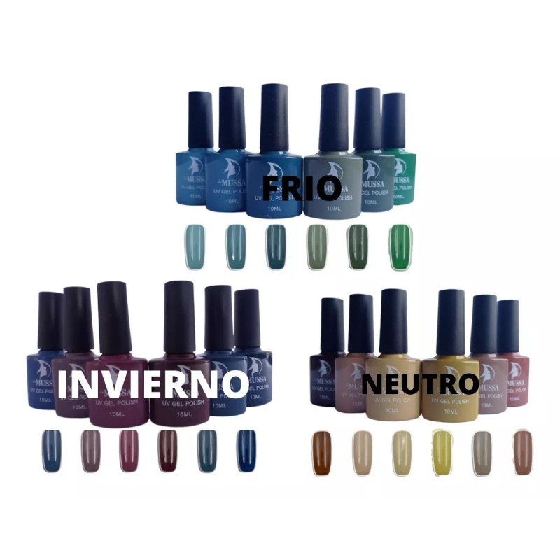 Lé Mussa Kit Gel Semipermanente 12 Pz Mas Lampara Panda