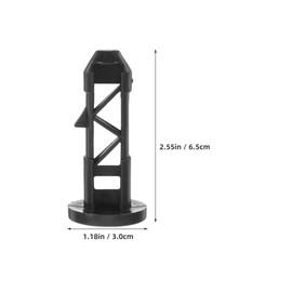 BESPORTBLE 6 Pcs Outdoor Plastic Trash Can Lid Replacement Universal Bin Hinged Pin for Wheelie Bins Sturdy Trash Can Latch Accessories for Property and Sanitation