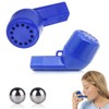 mizikuu Pack of 2 Breathing Trainer, Lung Trainer, Slime Removal