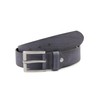 Red Bridge Men's Genuine Leather Belt Scratched Honeycomb, blue