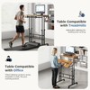 DUMOS Rolling Standing Desk, Sit Stand Desk, Computer Cart