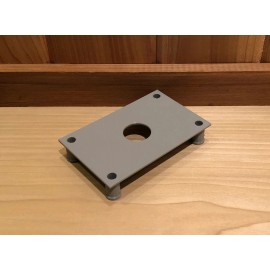 Elephant Foot Risers Flattop Riser 3.5" x 5.5" x 1" - Red