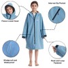 Hiturbo Kids Waterproof Swim Parka: Thin Fleece Swimming Coat -
