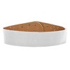 BlackButterfly Wide Elastic Stretch Retro Metal Interlock Buckle Belt (White,