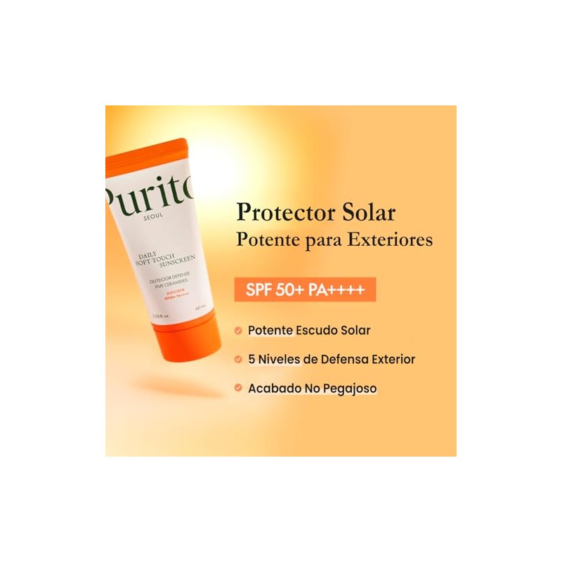 PURITO Daily Soft Touch Sunscreen SPF50+ PA++++