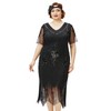 BABEYOND Great Gatsby Dresses for Women Plus Size Cocktail Dress