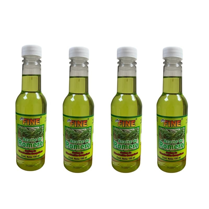 Aceite Romero Activa Circulacion Sanguinea Mr Fine 4 De150ml