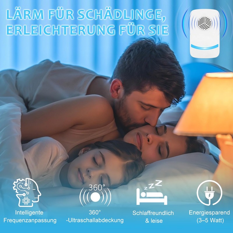Bugshield - Spina antiacaro a ultrasuoni 2026, ad alte prestazioni,