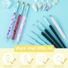 PAGOW 9pcs Nail Art Brushes Set, Liner Brush Design Pen