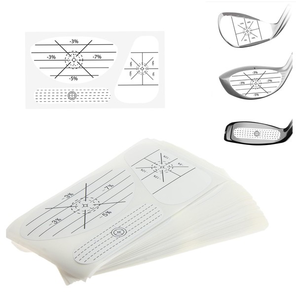 Xuigort 150pcs Golf Impact Tape Labels, Sports Golf Club Impact