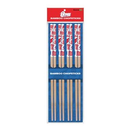 GAMAGO David Bowie Bamboo Chopsticks Set 4 Pairs Cute Reusable Chopsticks Easy to Grip Lightweight Durable 24cm