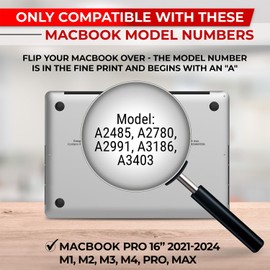 ACONETMAX Flip Privacy Screen Filter for MacBook Pro 16 Inch (2021-2024, M1, M2, M3, M4, Pro, Max),Laptop Privacy Shield, Anti-Glare, Anti Blue Light Screen Protector