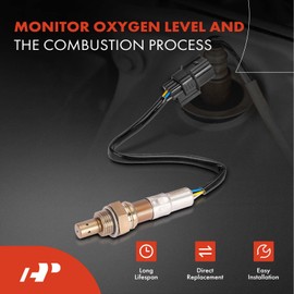 A-Premium Sonda Lambda compatible con Honda Odyssey 2007-2010 y Acura MDX 2007-2009, RL 2009-2010, 3.5L 3.7L, aguas arriba delantera o trasera, Reemplazo# 13954, 75-3829