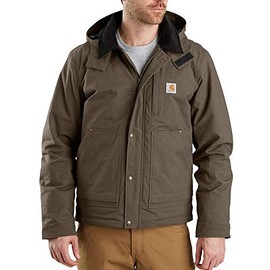 Carhartt Men's Full Swing Relaxed Fit Ripstop Insulated Jacket, Tarmac, Large