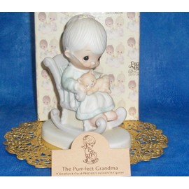 Precious Moments Purr-Fect Grandma Figurine E3109 by Precious Moments