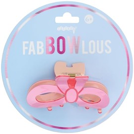iscream 4" FabBOWlous Claw Hair Clip - Pink Bow