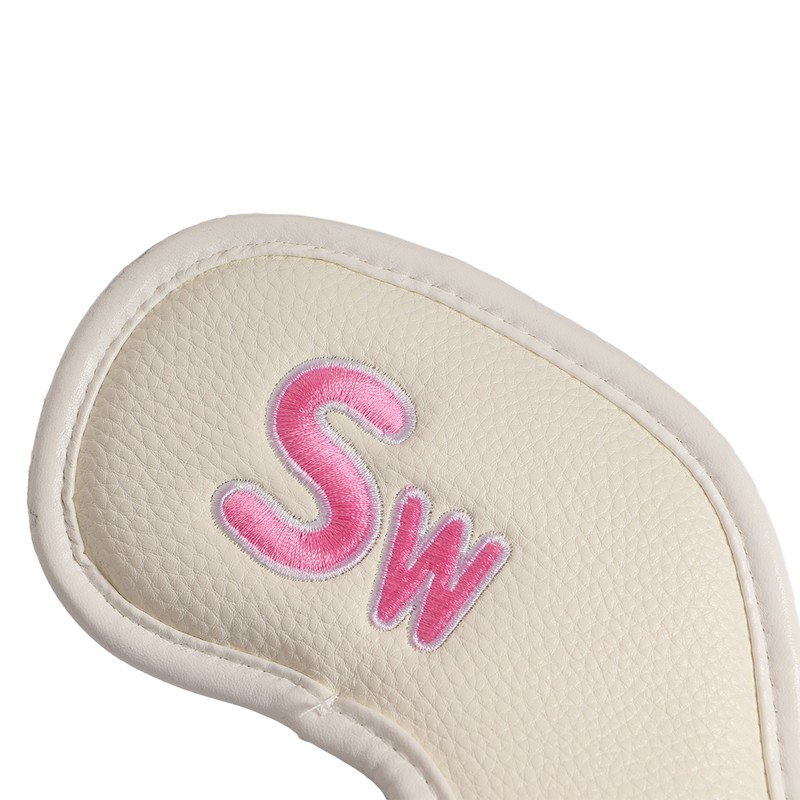 9pcs/set PU Waterproof Golf Club Iron Cover with Numbers Thickening