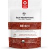 Real Mushrooms Reishi Powder - Organic Mushroom Extract Supplement with