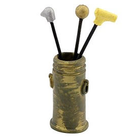 MyTinyWorld Dolls House Miniature 3 Walking Sticks and Holder