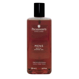 Pecksniff's Men's Luxurious Moisturizing Bath & Shower Gel | Professional Scent, Chypre Scented with Sparkling Citrus, Bergamot, Lemon & Mandarin | Mens Shower Gel | 500ml