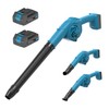 Cordless Leaf Blower, 320 CFM 180 MPH 3 Speed Lightweight