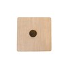 Wooden Fridge Magnet with Colorful Abstract Design Featuring Sun and