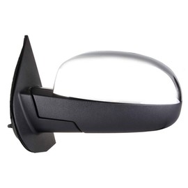 OCPTY Black Left Side Mirror Fit For 2007-2013 For Chevy Silverado 1500 Metallic Finish Mirror Glass Power Folding Heated Turn Signal Memory Puddle Lamp