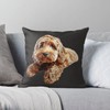 The Beach Stop Decorative Cockapoo Dog Scatter Cushion Cover | Home Decor Inspo | Gift Idea for Cockerpoo Lovers | 45x45cm 18x18” | Cockapoo Black