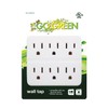 GoGreen Power GG-16000TW - 6 Outlet Wall Tap Adapter, White