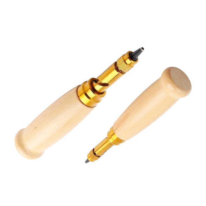 Yakamoz Japanese Screw Punch with 6 Tips (1.5-4.0mm) - Semi-Automatic