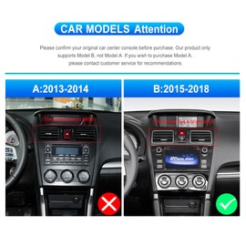 [2+64G] Android 13 Car Radio for 2015-2018 Subaru Forester WRX STI Impreza Wireless CarPlay Android Auto Car Stereo 9 Inch HD Touchscreen with GPS Navigation HiFi BT RDS Backup Camera