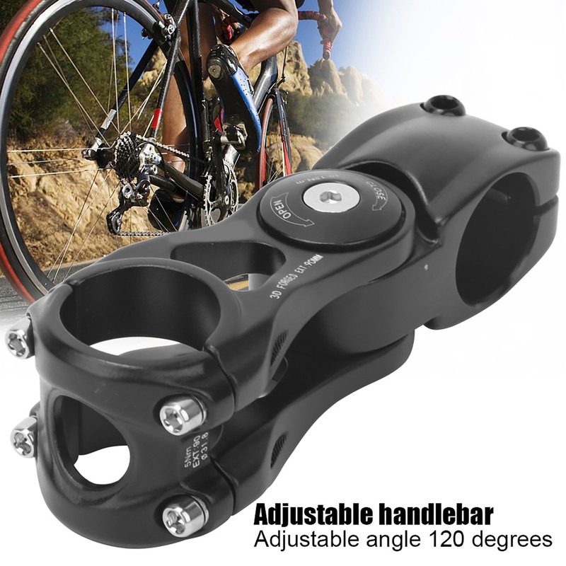 Adjustable Aluminum Alloy Bicycle Handlebar Stem for Mountain Bike Bicycles