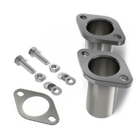 Universal Repair Flange Set VZ Exhaust System Diameter 45 50 55 60 mm Exhaust Flange Set Made of Solid Steel Including Mounting Material (Diameter 50 mm) F.150