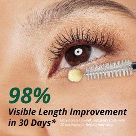 Biotin Lash Serum - Eyelash and Eyebrow Growth Serum for Thicker, Fuller Lashes and Brows, Korean Dermatologist-Developed, 0.35oz | ViveLab