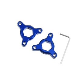 Motoforti 14mm Blue Aluminum Alloy Racing Motorcycle Rider CNC Fork Preload Adjusters for Most Motorcycle - Pack of 2 Long-lasting