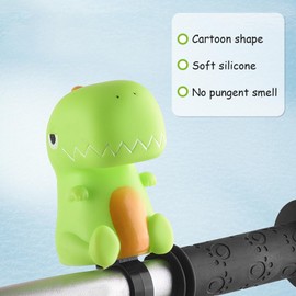 Bicycle Horn Children's Bicycle Bell Children's Bicycle Horn Children's Bicycle Funny Bicycle Squeeze Horn Suitable for Boys and Girls Bicycle Dashboard Decoration (with 1 Piece Round Reflector)