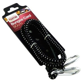 HEAVY DUTY LONG / SHORT BUNGEE CORD STRAPS WITH 2 KARABINER CLIPS AT EACH END - IDEAL FOR CAMPING, CARS, TRUCKS, LUGGAGES, ROOF RACKS, FISHING, VANS, AND TRAVEL (SHORT BUNGEE CORD)