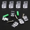 Qjaiune 20 Pack Mirror Holder Clips for Walls, Clear Retainer