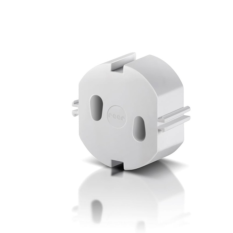 Steckdosenkappe, weiß, 20 Stück